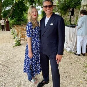 Flattering Blue JIGSAW Floral Dress